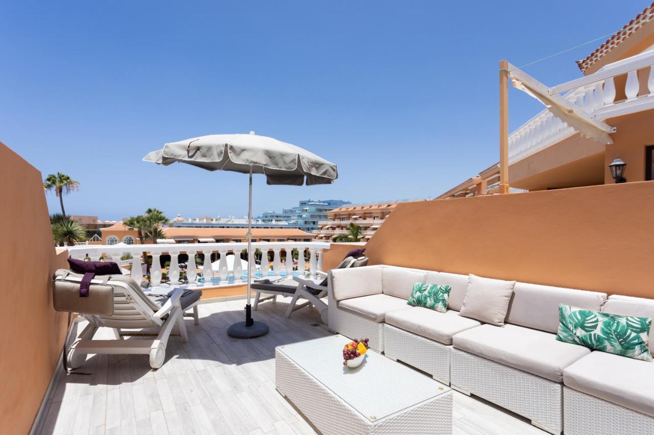 Exclusive Attic Las Vistas 3 With Breathtaking Sea View, Only 100 M To The Sea, Heated Pool, Aircon, Wifi 阿罗纳 外观 照片