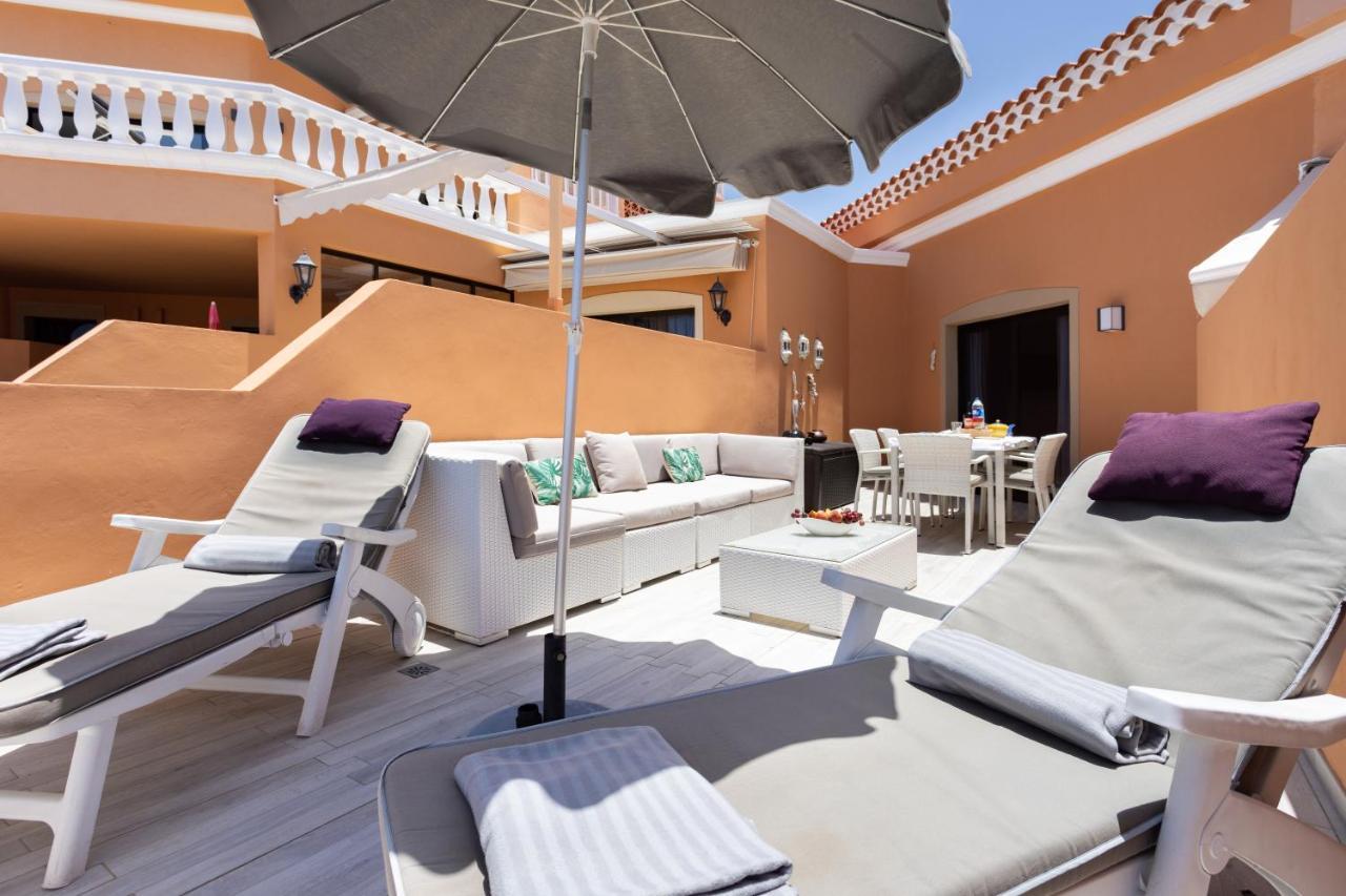 Exclusive Attic Las Vistas 3 With Breathtaking Sea View, Only 100 M To The Sea, Heated Pool, Aircon, Wifi 阿罗纳 外观 照片